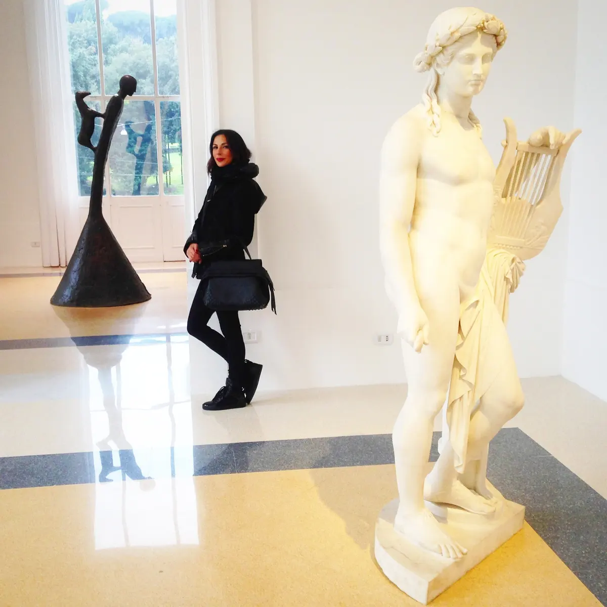 Mimmo Paladino, Tana vs. Pietro Galli, Apollo — #SelfieadArte di Clelia Patella