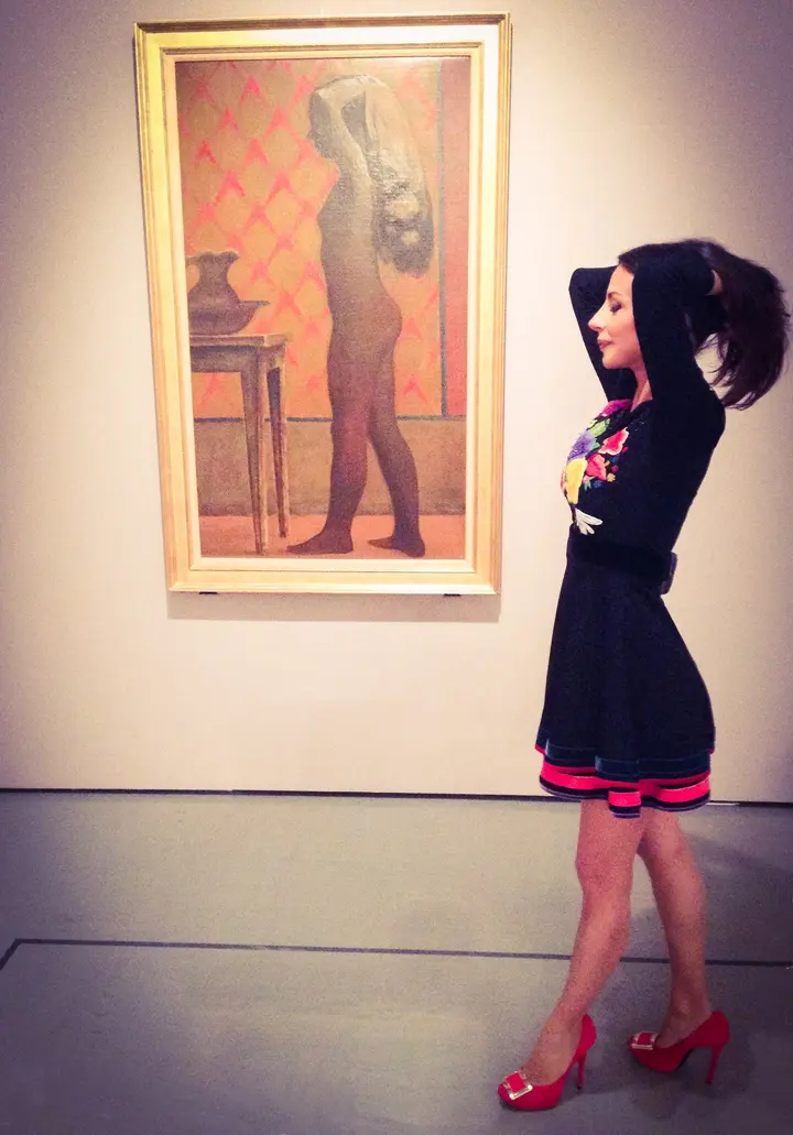 Balthus, Ragazza intenta alla toilette — #SelfieadArte di Clelia Patella
