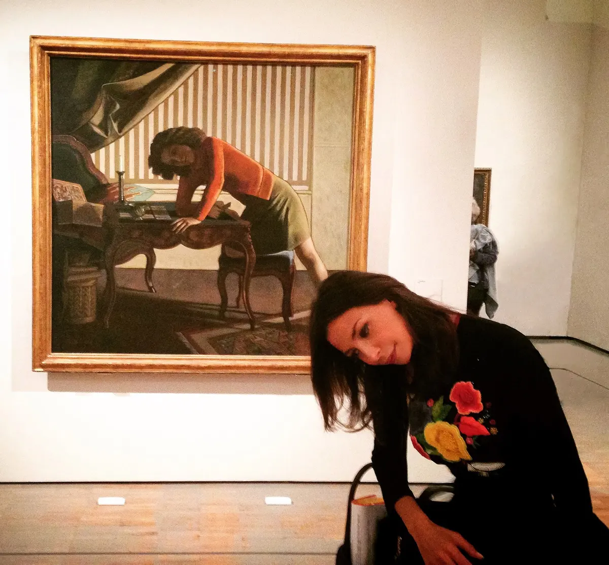 Balthus, La Patience — #SelfieadArte di Clelia Patella