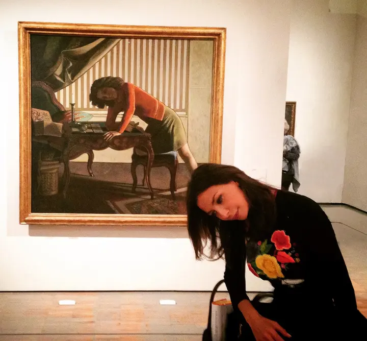 Balthus, La Patience — #SelfieadArte di Clelia Patella