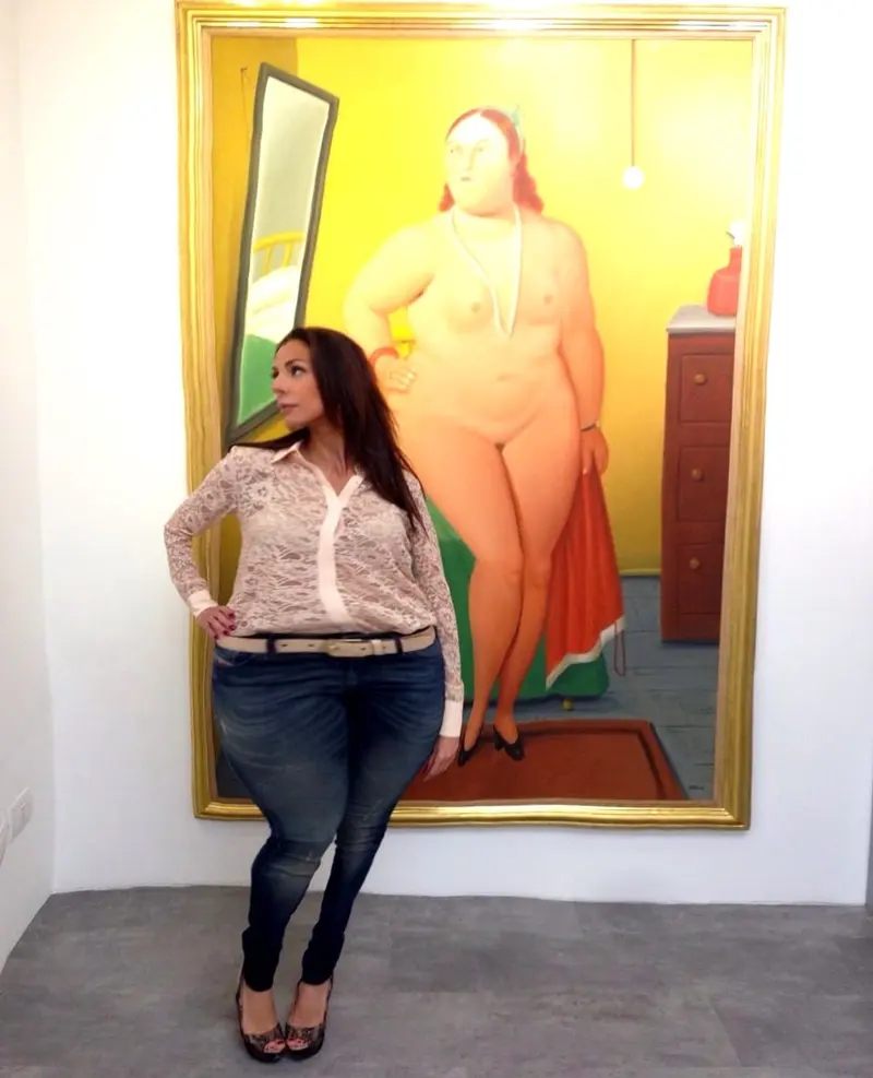 Fernando Botero, The Bedroom — #SelfieadArte di Clelia Patella