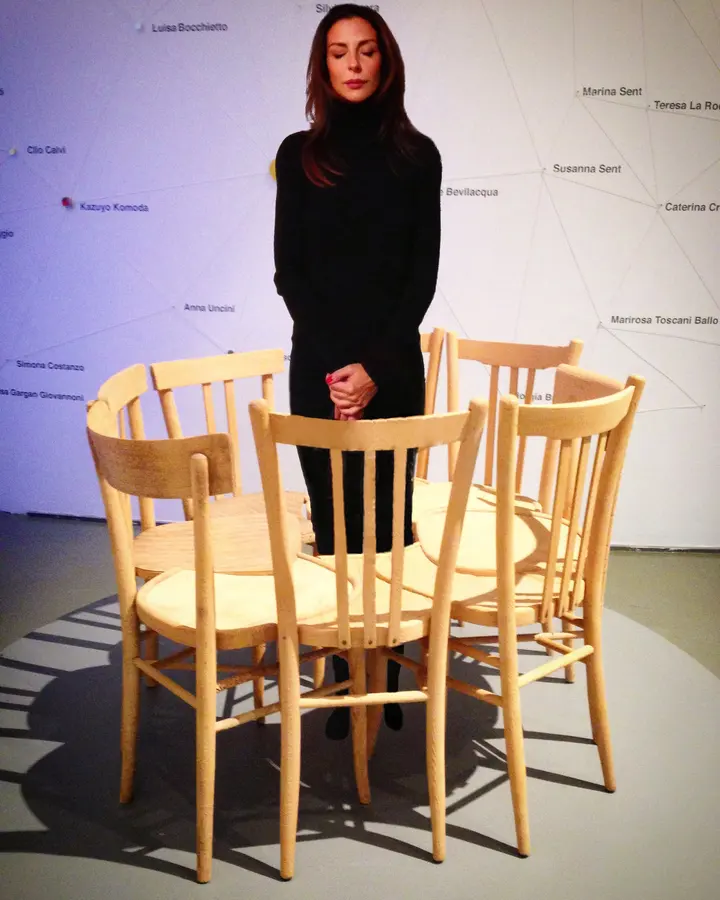 Claudia Losi, Dialogo Tondo — #SelfieadArte di Clelia Patella