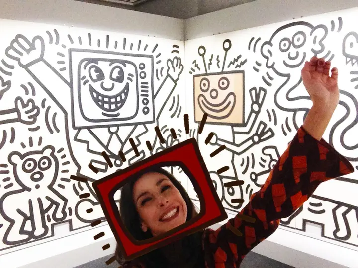 Keith Haring, untitled - Mural for st.Patrick’s Daycare Center, San Francisco — #SelfieadArte di Clelia Patella