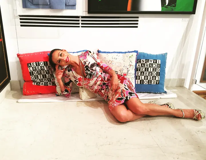 Alighiero Boetti - Caterina e Alighiero — #SelfieadArte di Clelia Patella