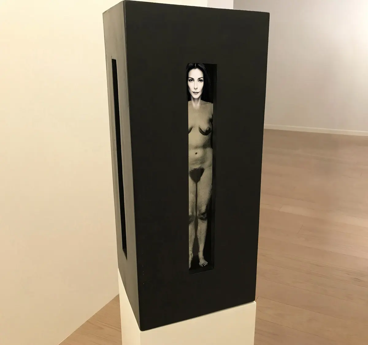 Sol Lewitt - Structure with Standing Figure — #SelfieadArte di Clelia Patella