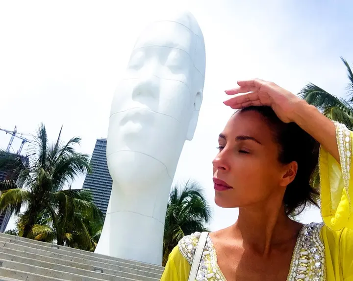 Jauma Plensa - Looking into My Dreams, Awilda 2012 — #SelfieadArte di Clelia Patella