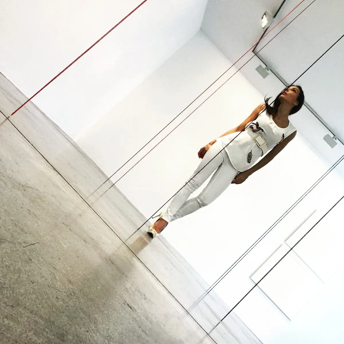 Fred Sandback - Untitled — #SelfieadArte di Clelia Patella