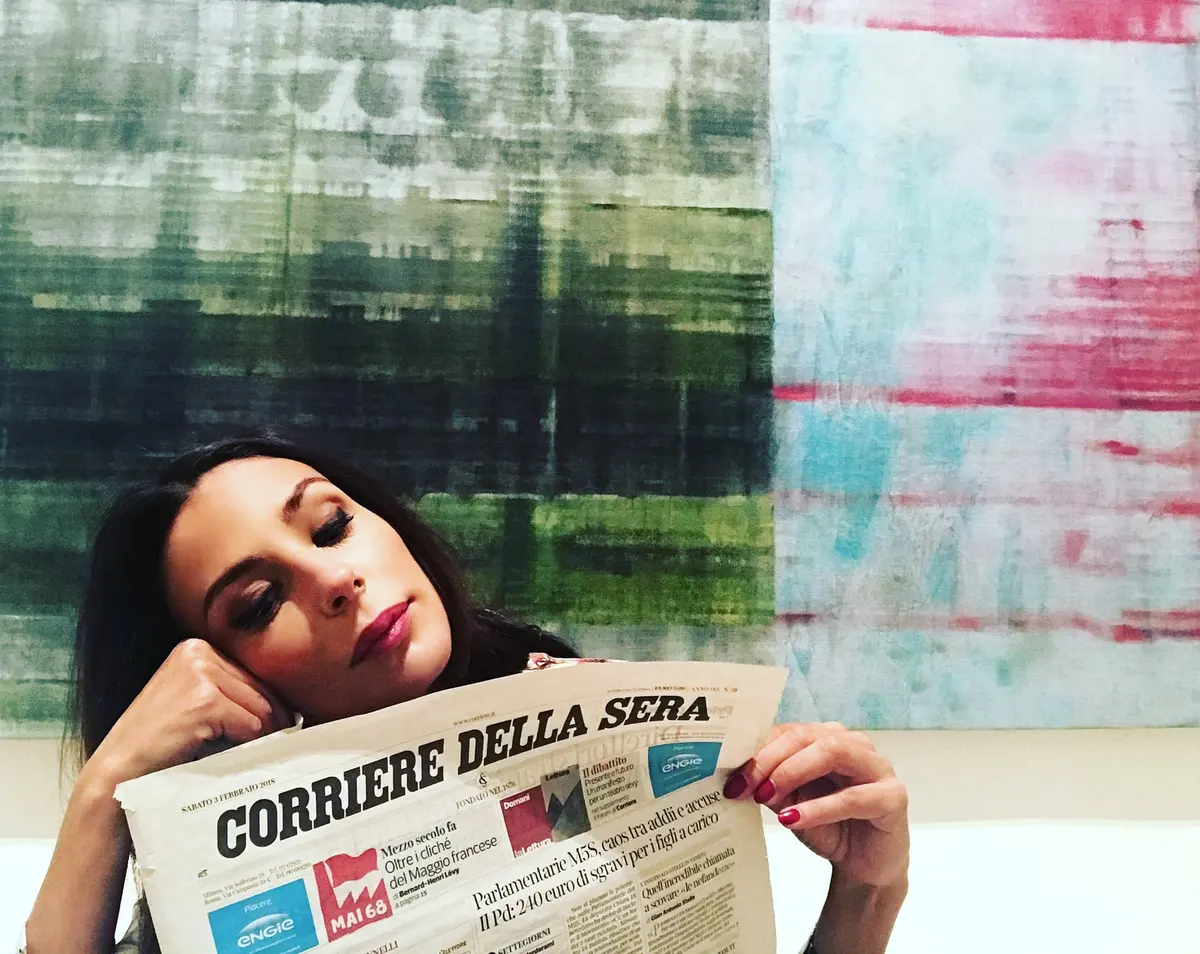 Gianluigi Colin - Sudario,12 dicembre 2012-, 2017 — #SelfieadArte di Clelia Patella