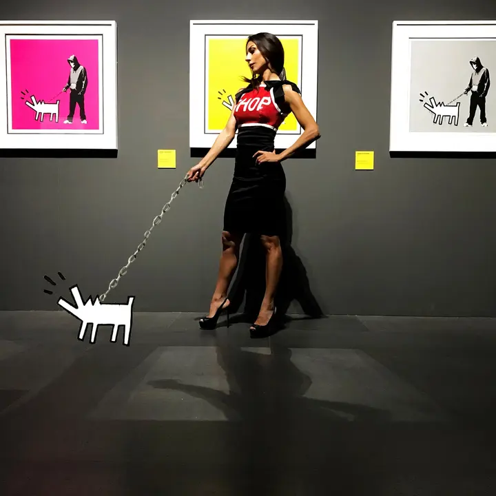 Banksy - Choose tour weapon, 2005 — #SelfieadArte di Clelia Patella