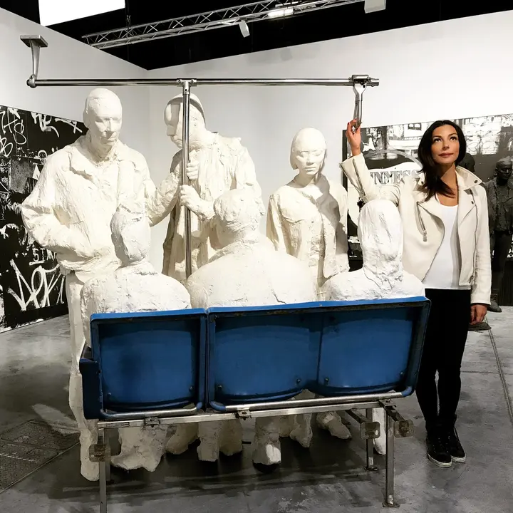 George Segal - Bus Passengers, 1997 — #SelfieadArte di Clelia Patella