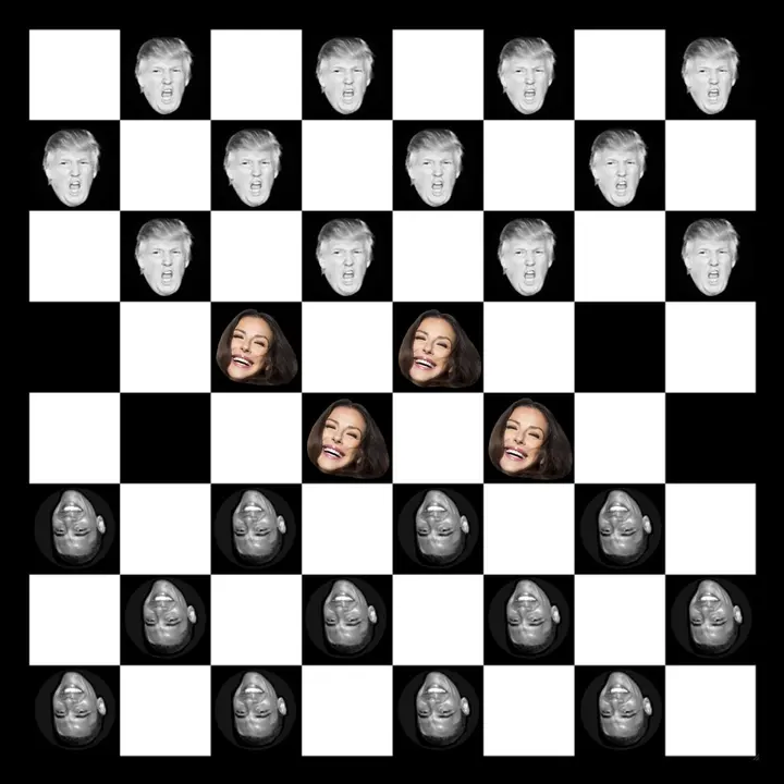 Max Papeschi - The white move and Win — #SelfieadArte di Clelia Patella