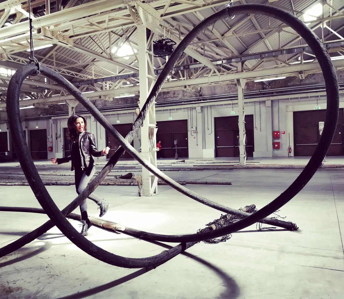 Giorgio Andreotta Calò - Senza titolo, cavi 2019 — #SelfieadArte di Clelia Patella