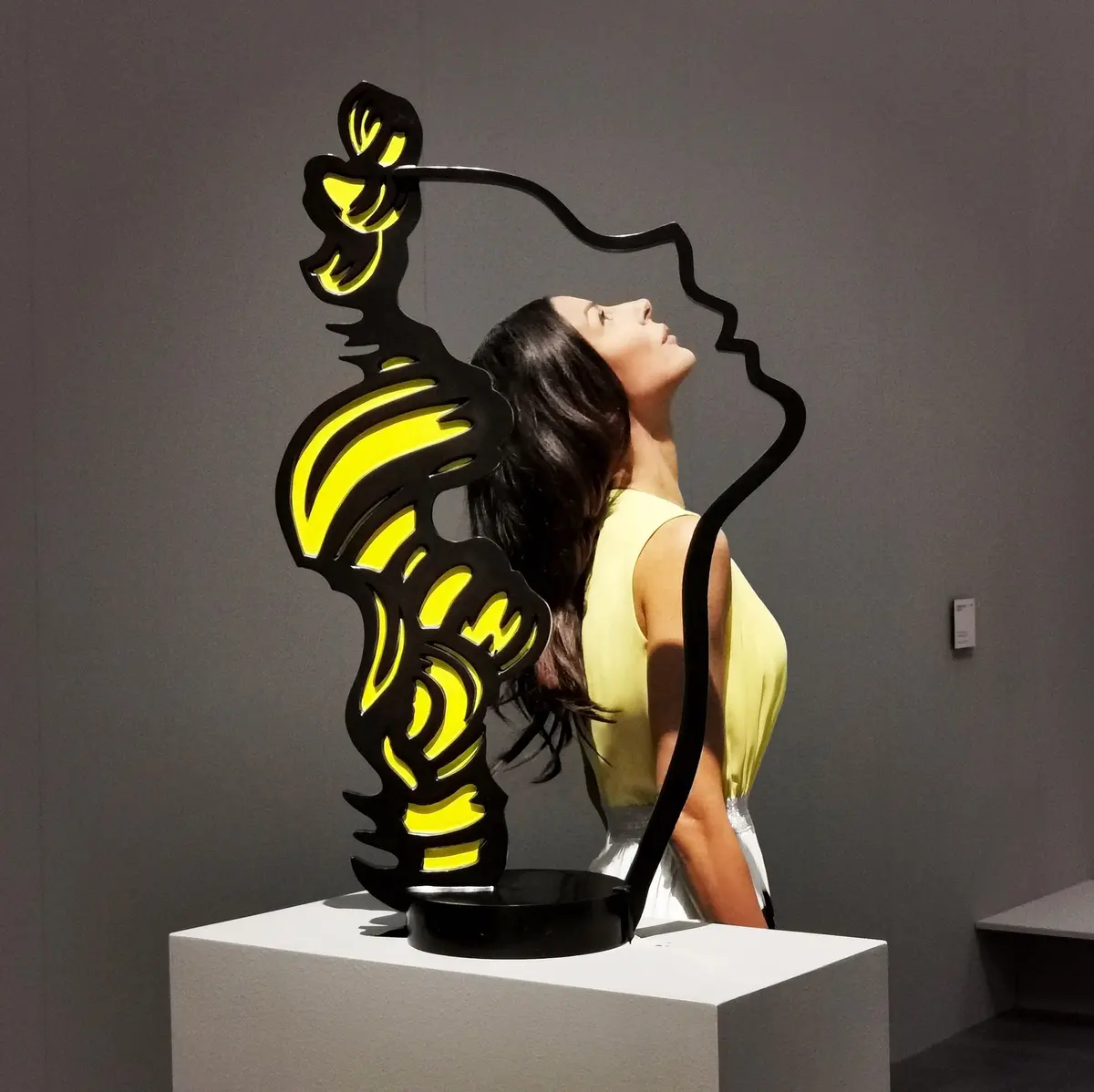 Roy Lichtenstein - Profile Head, 1988 — #SelfieadArte di Clelia Patella