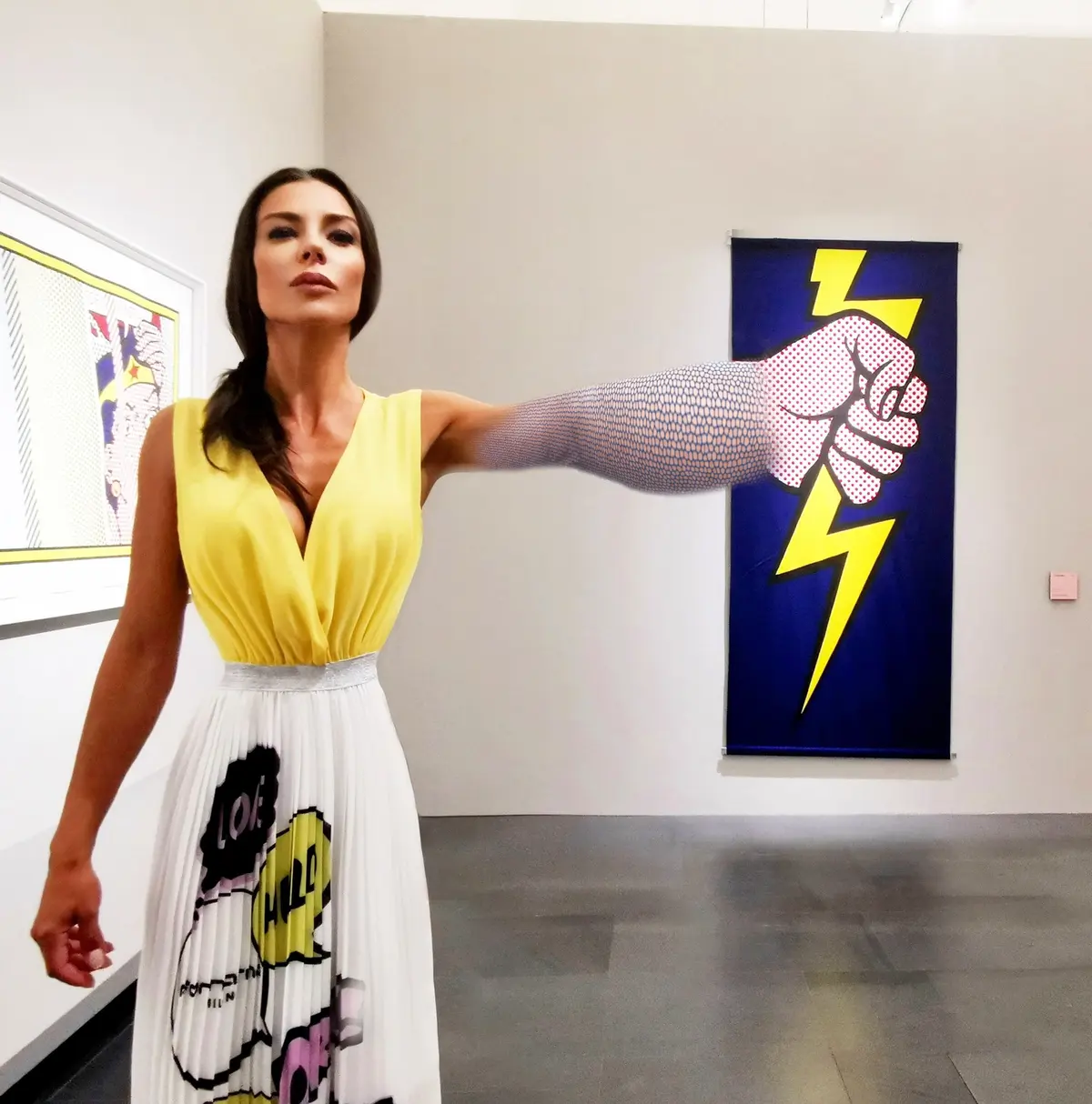 Roy Lichtenstein - Thunderbolt, 1966 — #SelfieadArte di Clelia Patella
