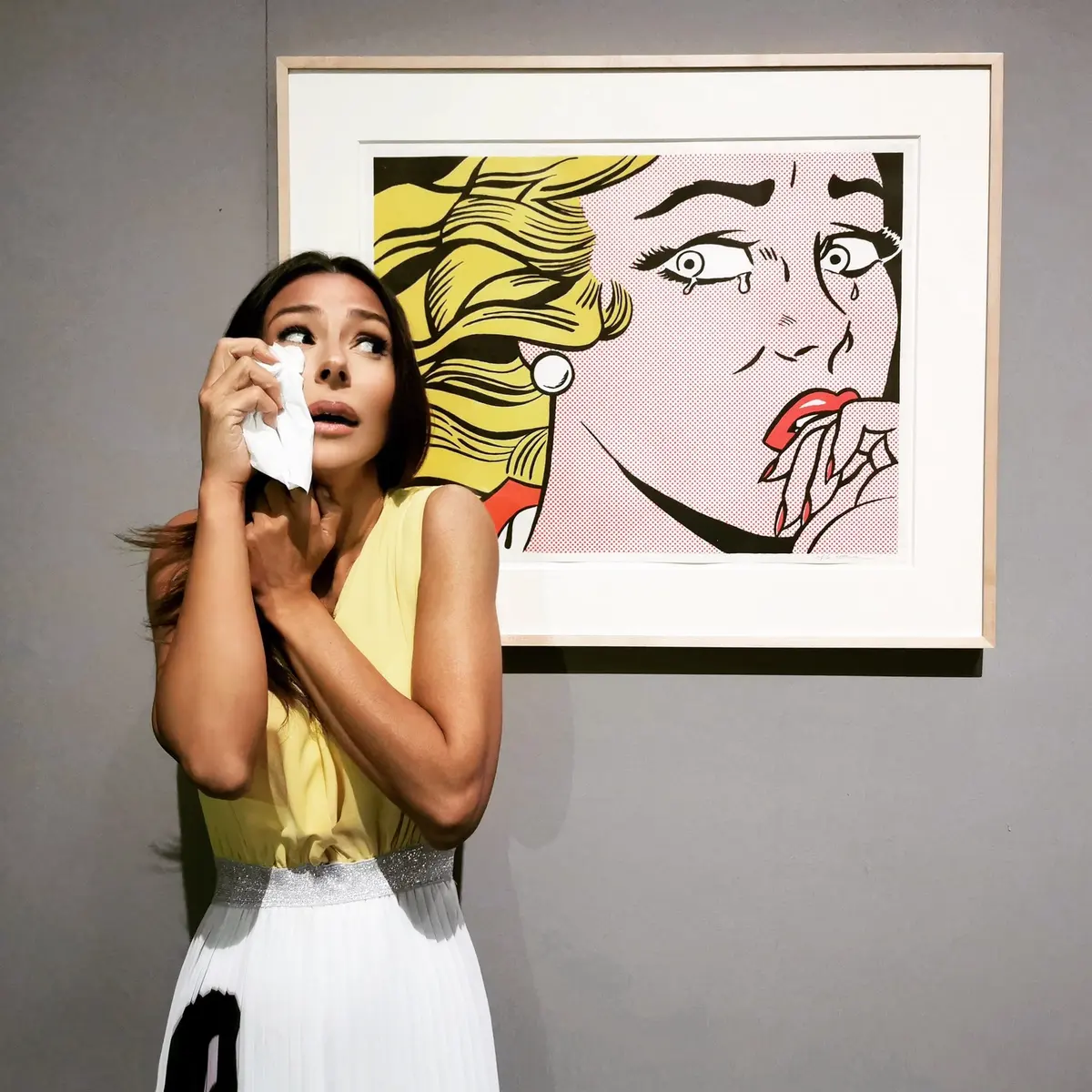Roy Lichtenstein - Crying Girl, 1963 — #SelfieadArte di Clelia Patella