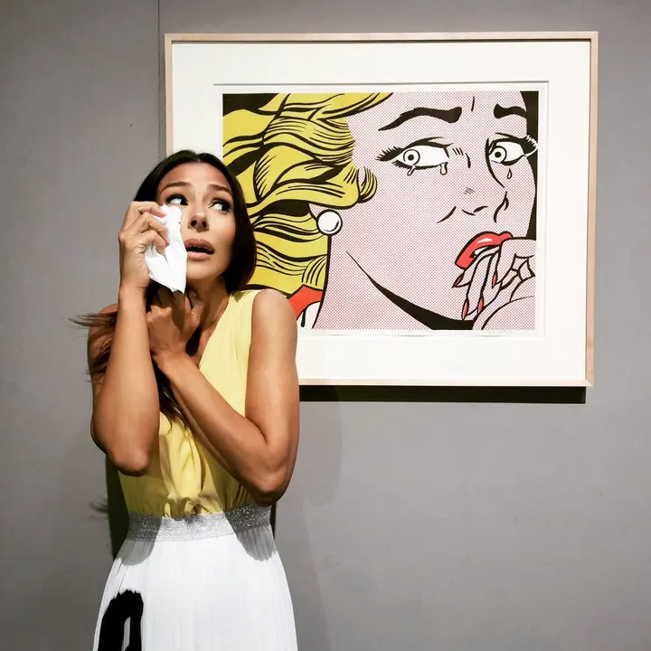 Roy Lichtenstein - Crying Girl, 1963 — #SelfieadArte di Clelia Patella