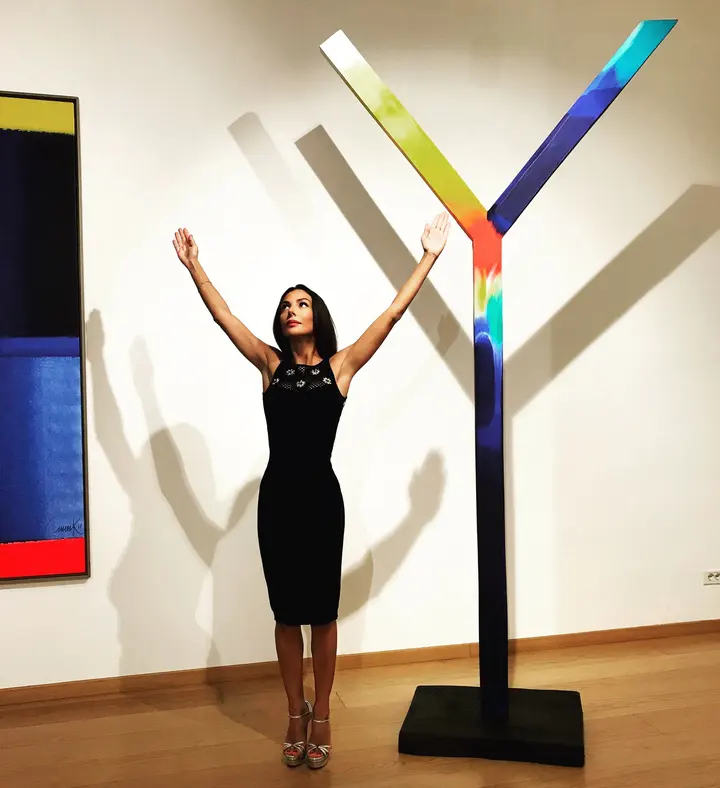 Heinz Mack - Color Sculpture 199 — #SelfieadArte di Clelia Patella